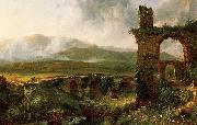 Thomas Cole View near Tivoli oil on canvas